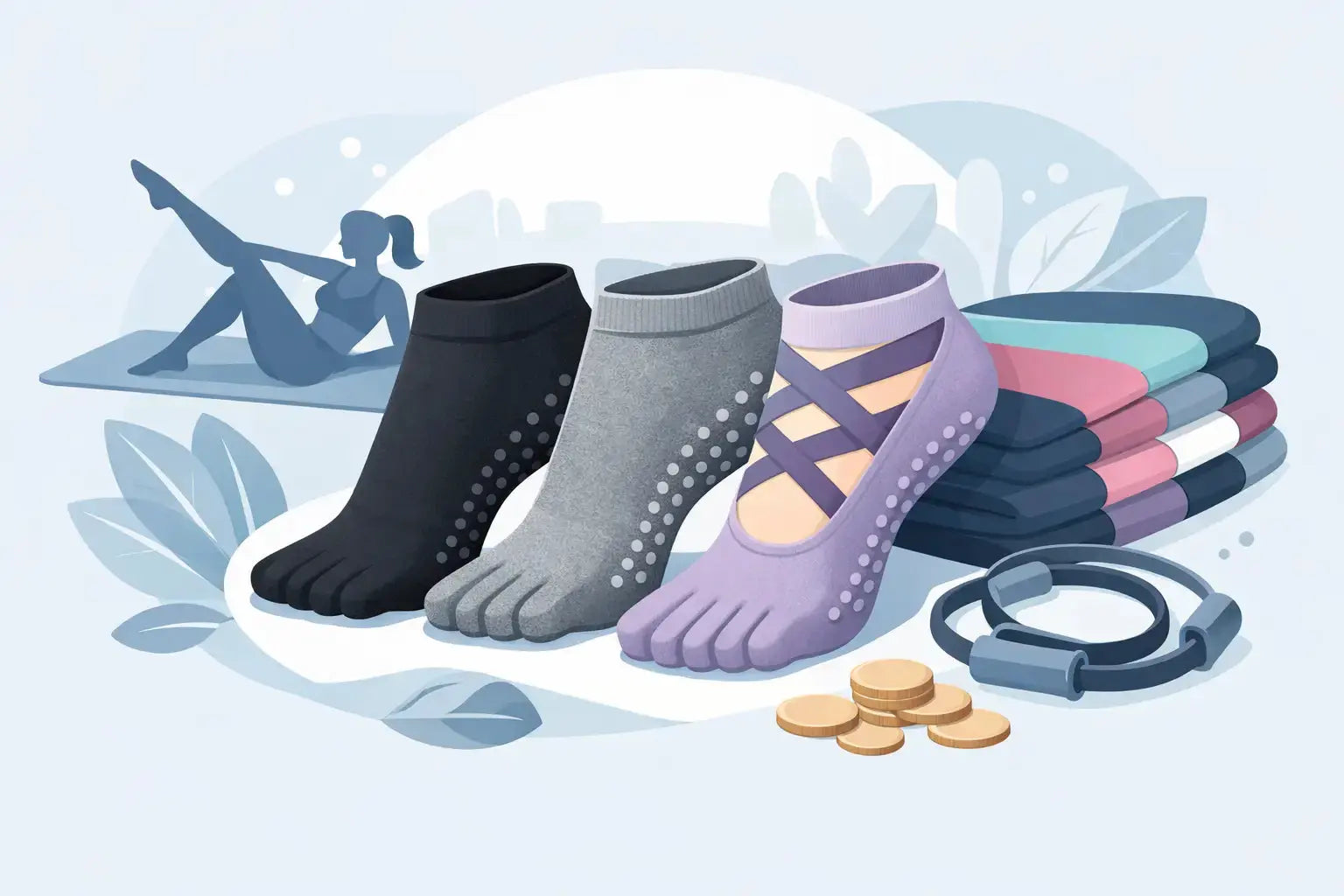 Pilates sokken multipack: slim kiezen