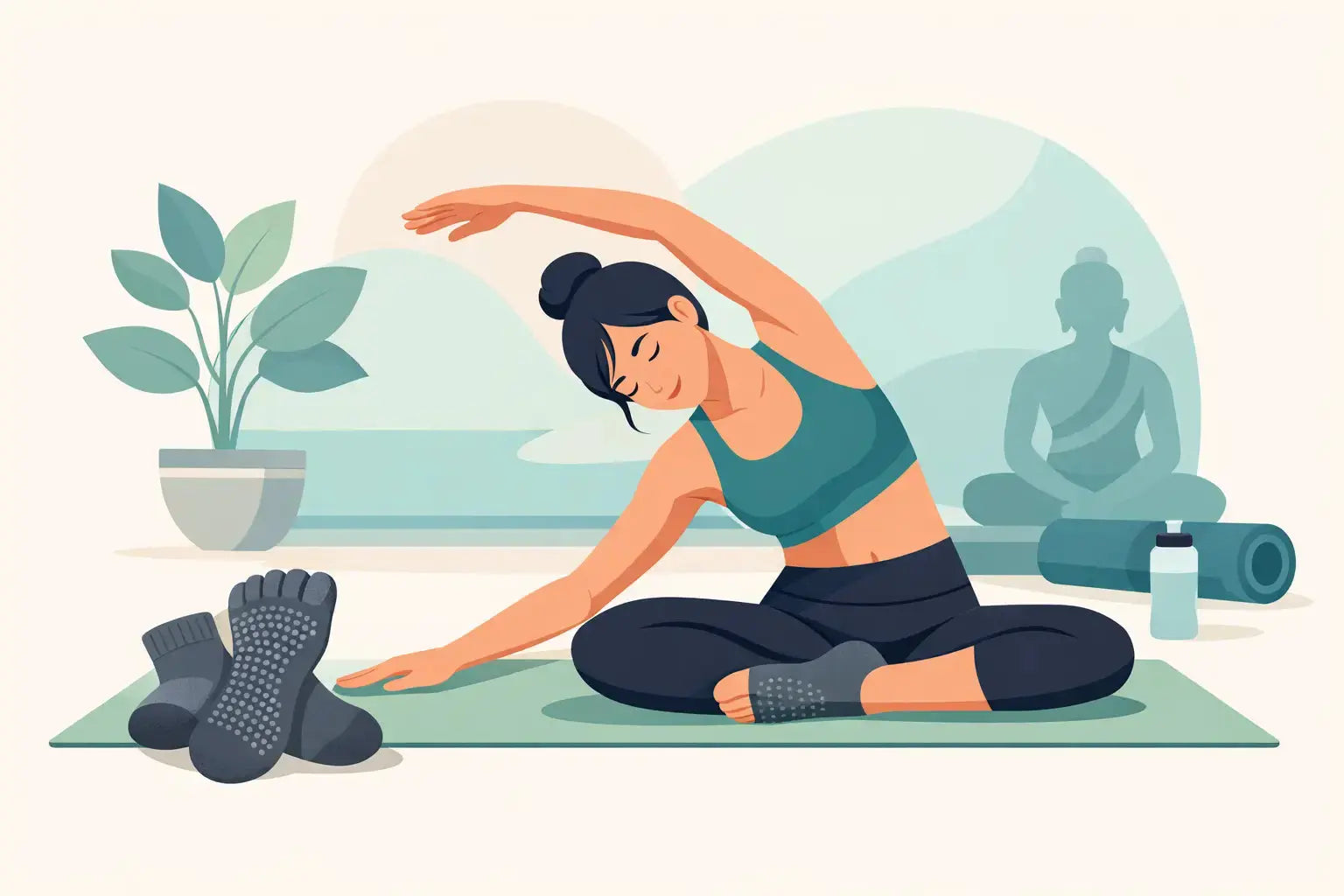 Zijn gripsokken nodig bij yoga?