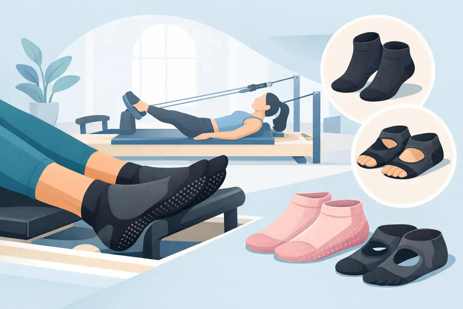 Beste sokken voor reformer pilates kiezen