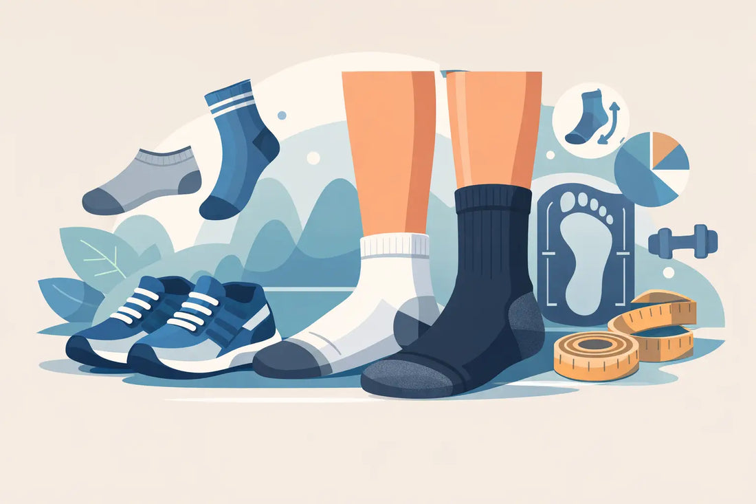Maatgids voor fitness sokken die echt past