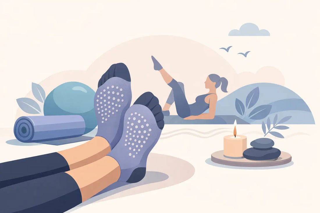 Pilates grip sokken: meer grip, meer rust