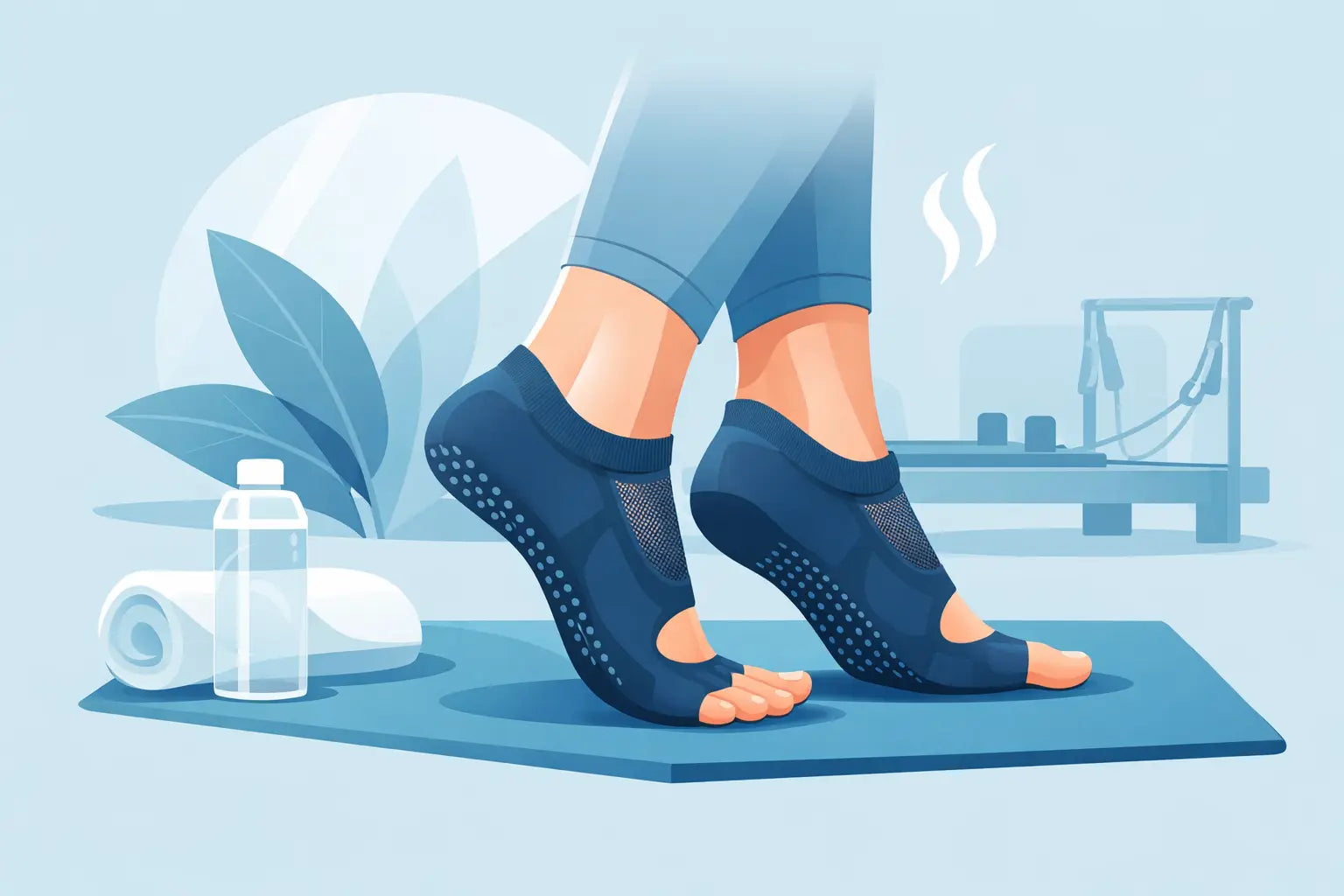 Waarom ademende pilates sokken werken