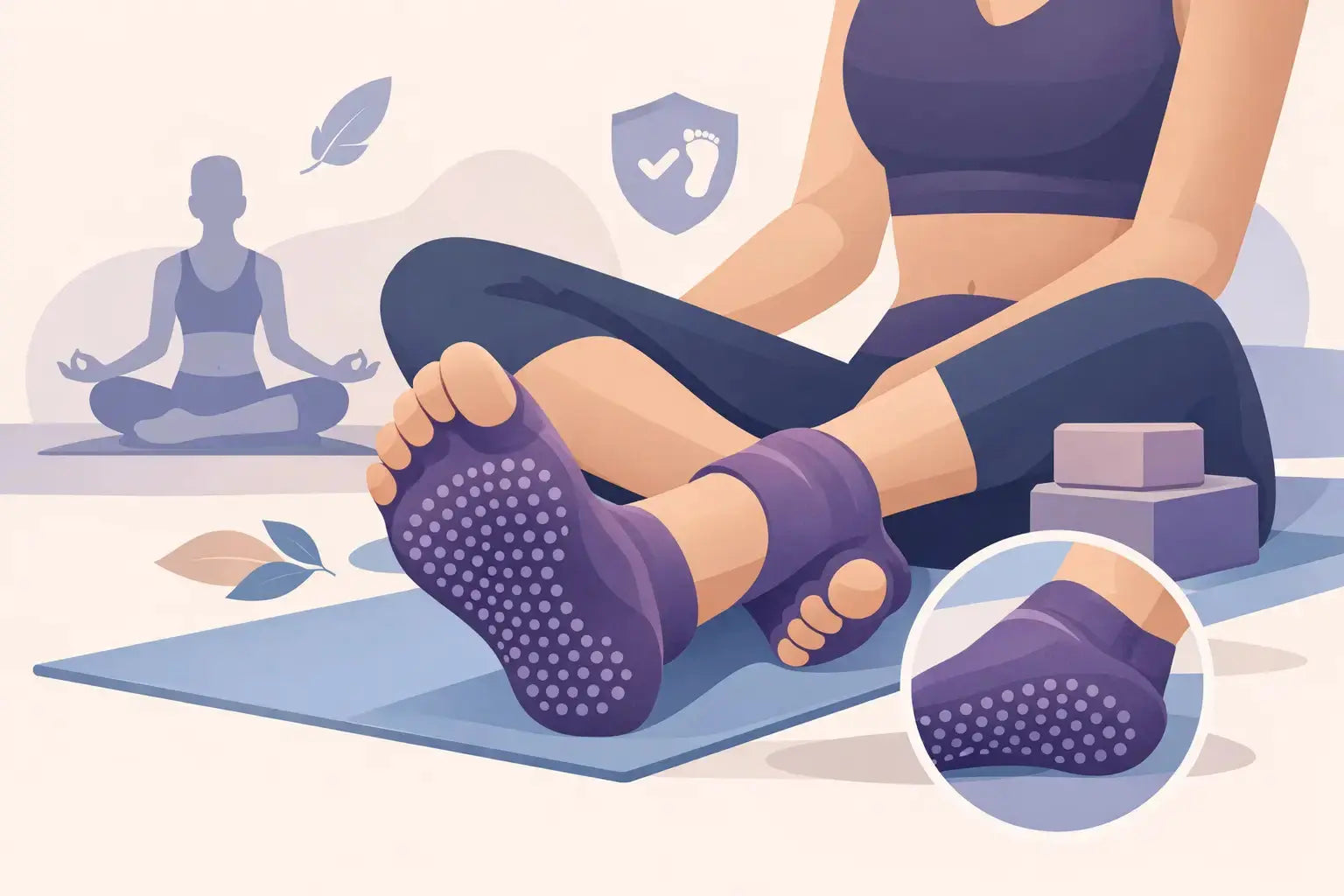 Yoga sokken antislip dames: waar let je op?