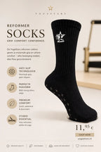 Reformer Grip Sock Deep Carbon Yogastars.nl
