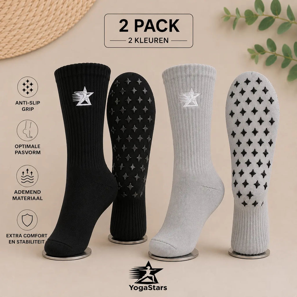 DUO PACK - Black & grey Yogastars.nl