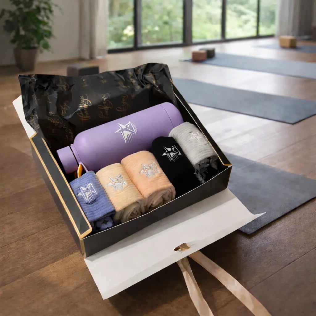 Mothersday Giftbox +free insulated bottle Yogastars.nl