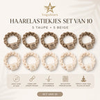 10x Premium Haarelastiekjes YogaStars