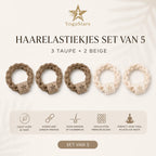 5x Premium Haarelastiekjes YogaStars
