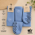 3-Pack Reformer Pilates Grip Sokken Blueberry Mist Yogastars.nl