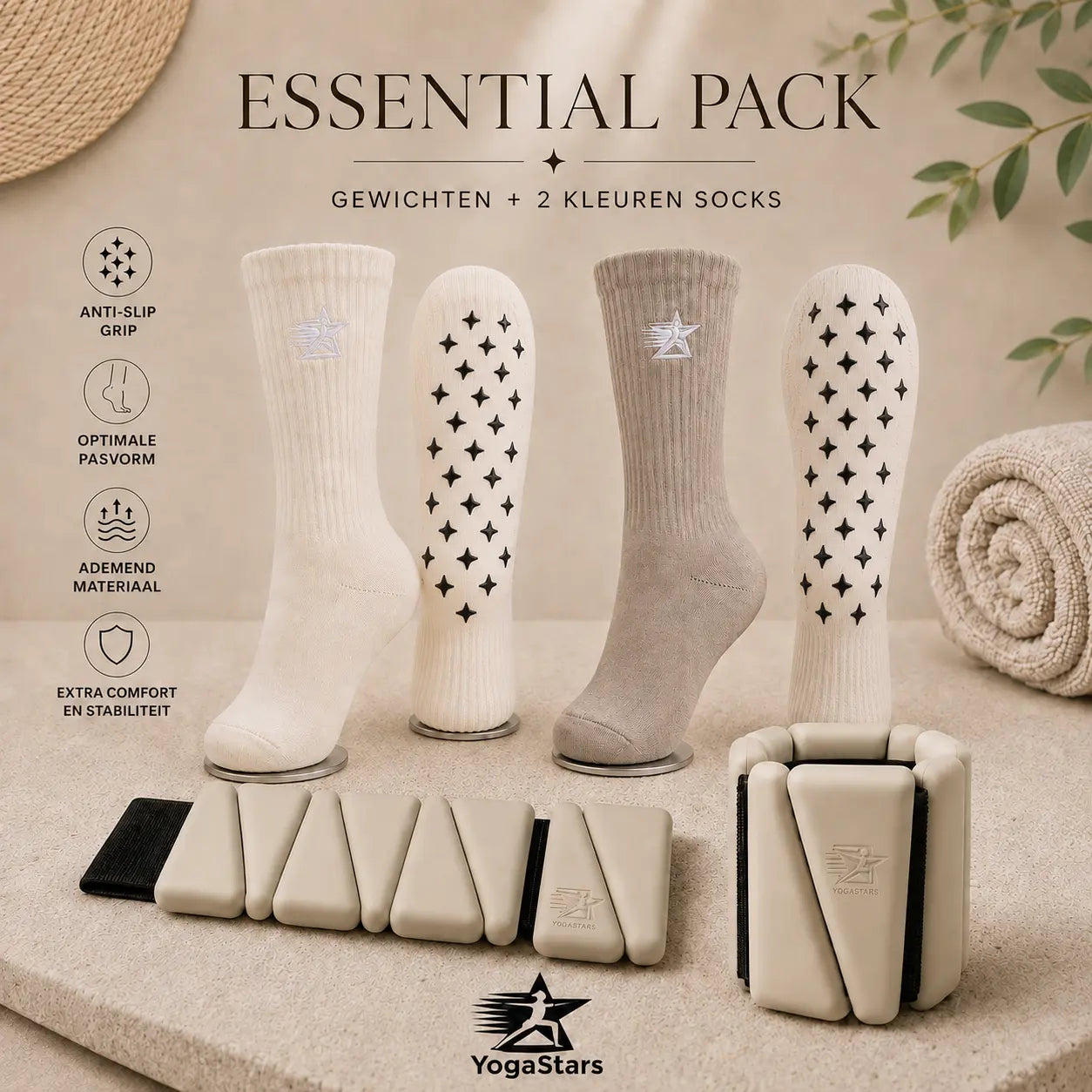 Essential pack White&truffle Yogastars.nl