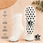 Reformer Pilates Grip Socks low neck White House Yogastars.nl